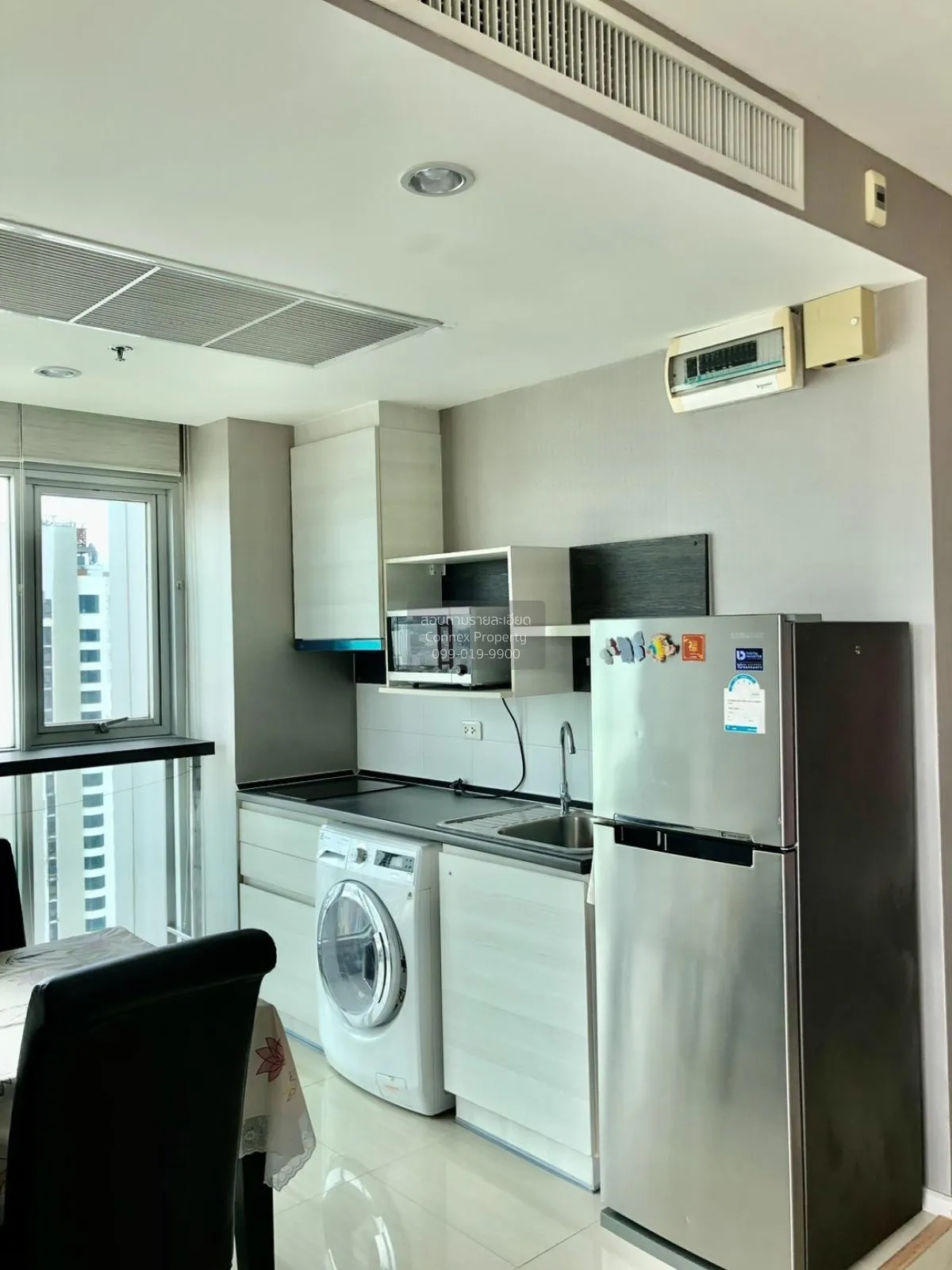 For Rent Condo , Life Ratchadapisek , high floor , MRT-Huai Khwan