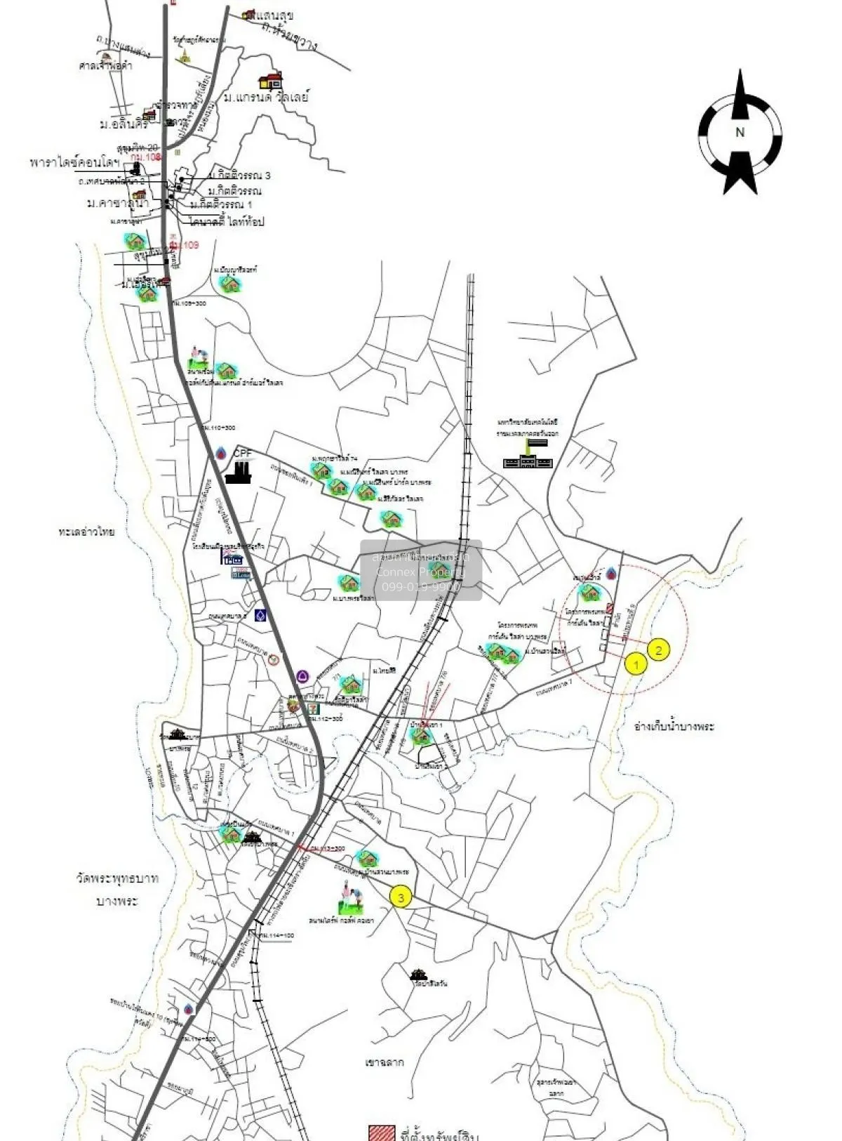 For Sale Commercial building, 4 storey, Pornthep Garden Ville Ban