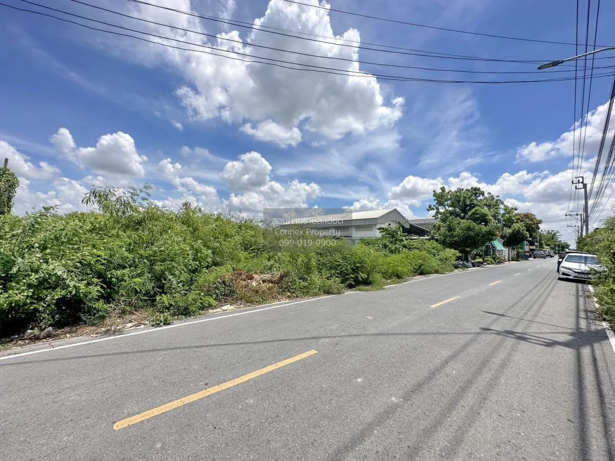 ขายที่ดินเปล่า 1 ไร่กว่า ติดถนน 2 เลน ลำโพ บางบัวทอง นนทบุรี CX-8 3