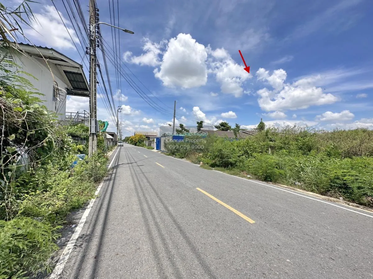 ขายที่ดินเปล่า 1 ไร่กว่า ติดถนน 2 เลน ลำโพ บางบัวทอง นนทบุรี CX-8