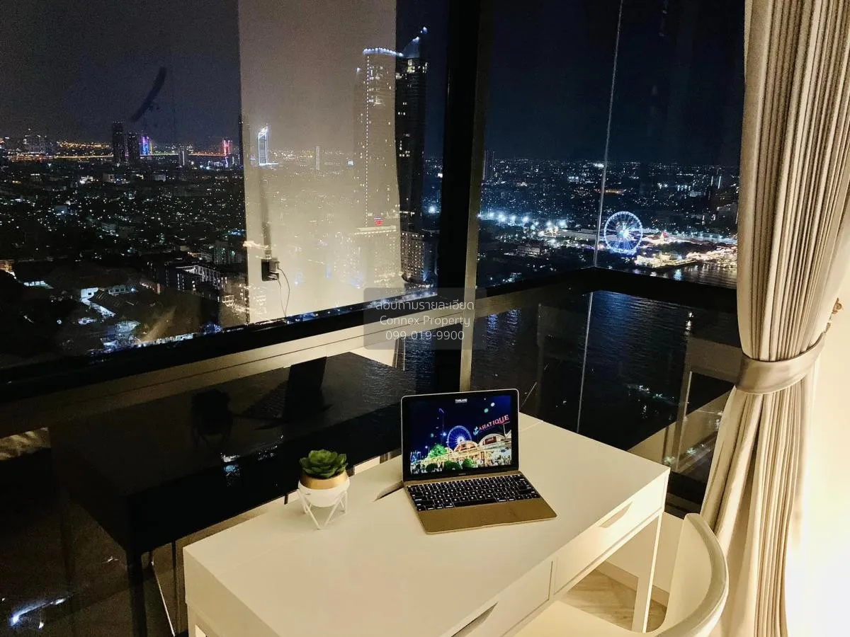 เช่าคอนโด  แชปเตอร์ เจริญนคร-ริเวอร์ไซด์ ชั้นสูง BTS-กรุงธนบุรี บ