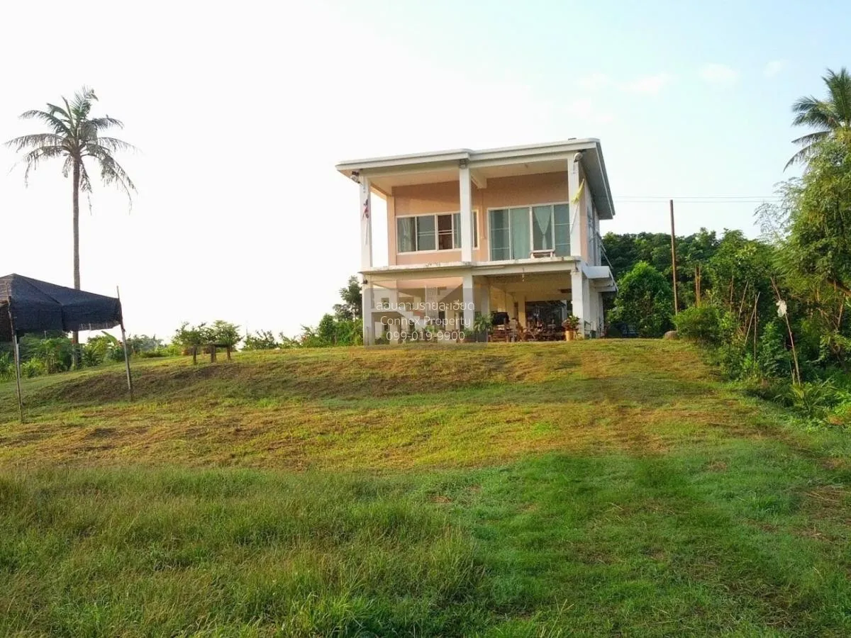 ขายบ้าน พร้อมที่ดิน ติดถนน ชนบท 4066 กาญจนบุรี วิวสวย วิวแม่น้ำ ห 1