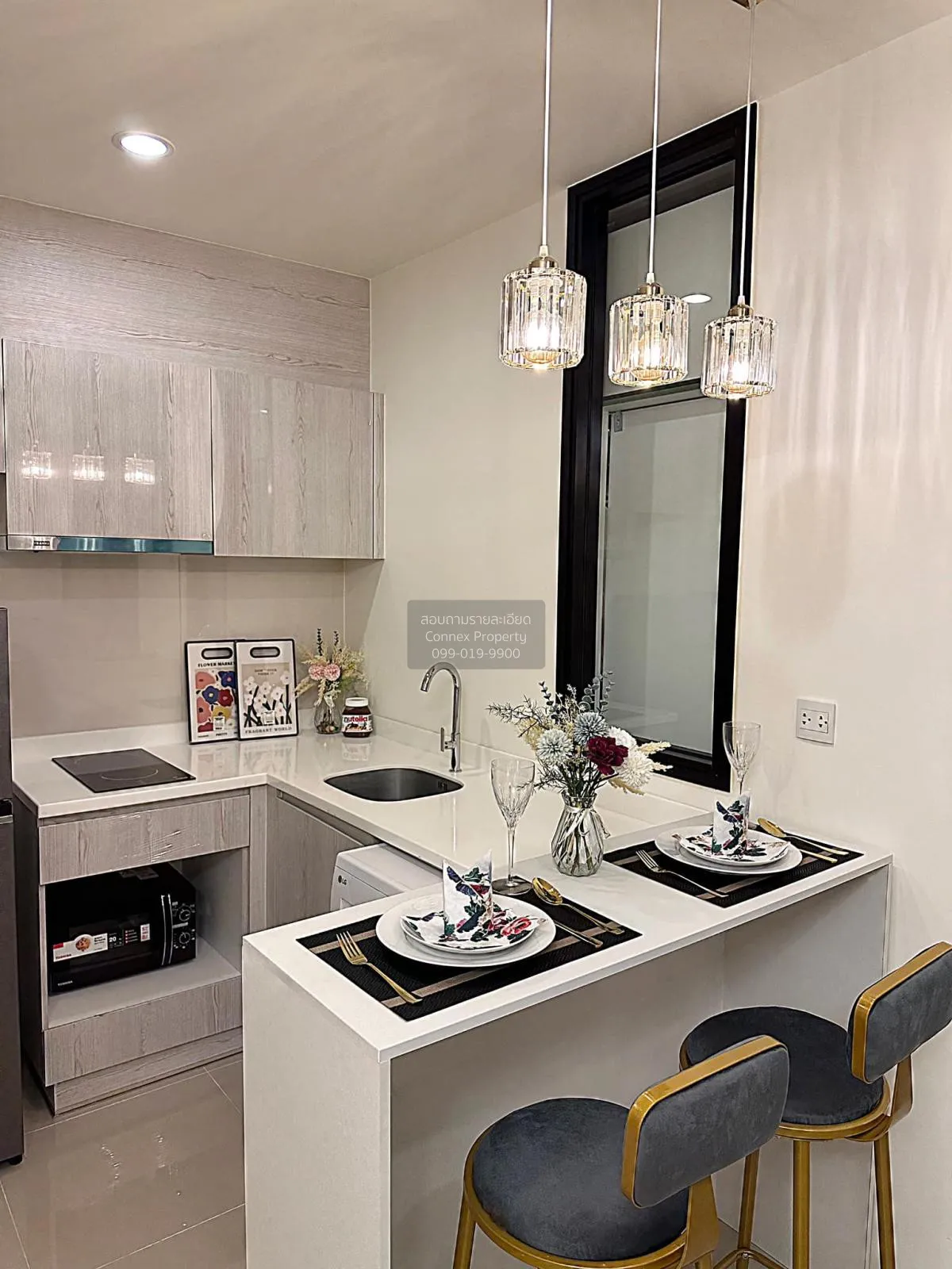 For Rent Condo , Life Asoke , MRT-Phetchaburi , Bang Kapi , Huai  2