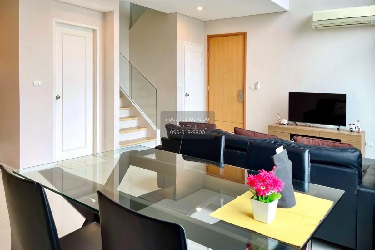 For Sale Condo , Villa Asoke , Duplex , MRT-Phetchaburi , Makkasa 3