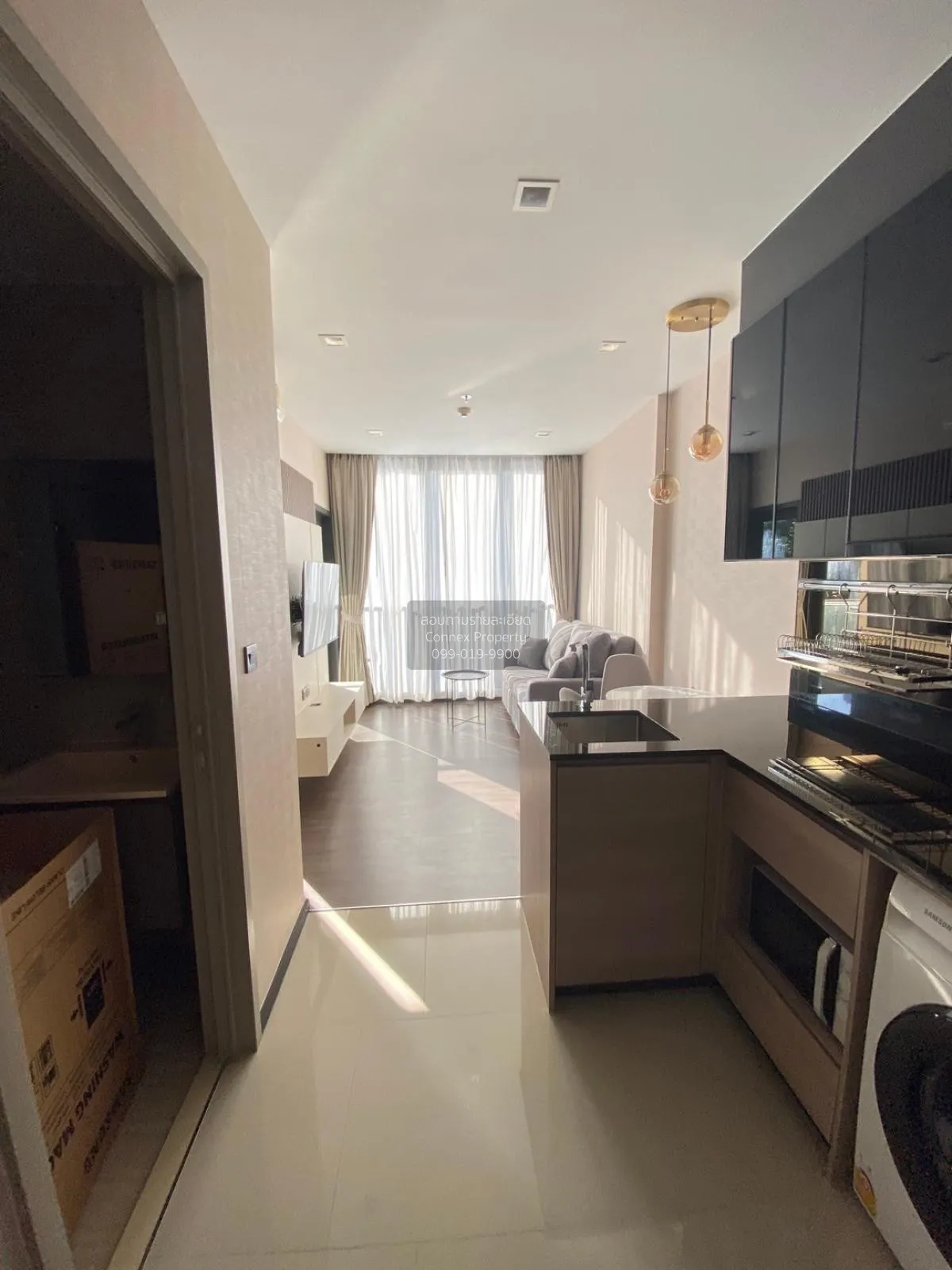 For Rent Condo , The Line Asoke - Ratchada , MRT-Phra Ram 9 , Din 1