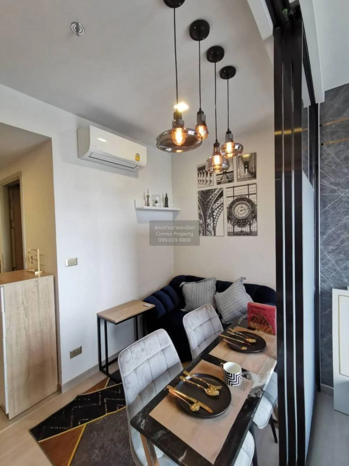 เช่าคอนโด  วันไนน์ไฟว์ อโศก - พระราม 9 MRT-พระราม 9 ห้วยขวาง เขต  3