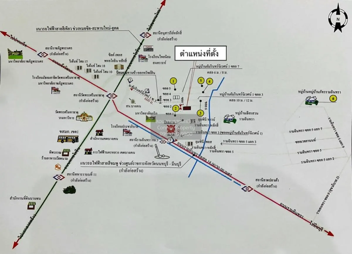 For Sale House , Amarinniwet 1 , Anusawari , Bang Khen , Bangkok 