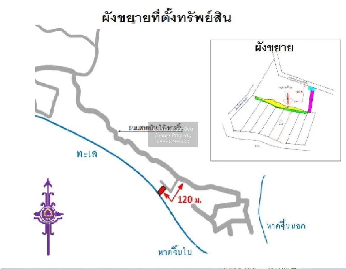 ขายขายที่ดินเปล่า เกาะพงัน-สุราษฎร์ธานี วิวแม่น้ำ หน้ากว้าง บ้านใ 3