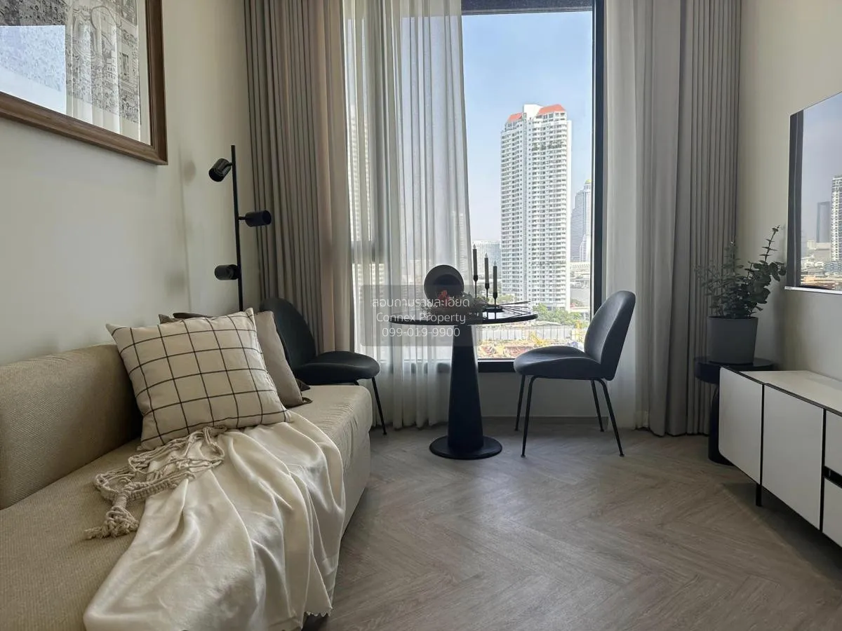 For Rent Condo , Chapter Charoennakhorn-Riverside , BTS-Krung Tho 1