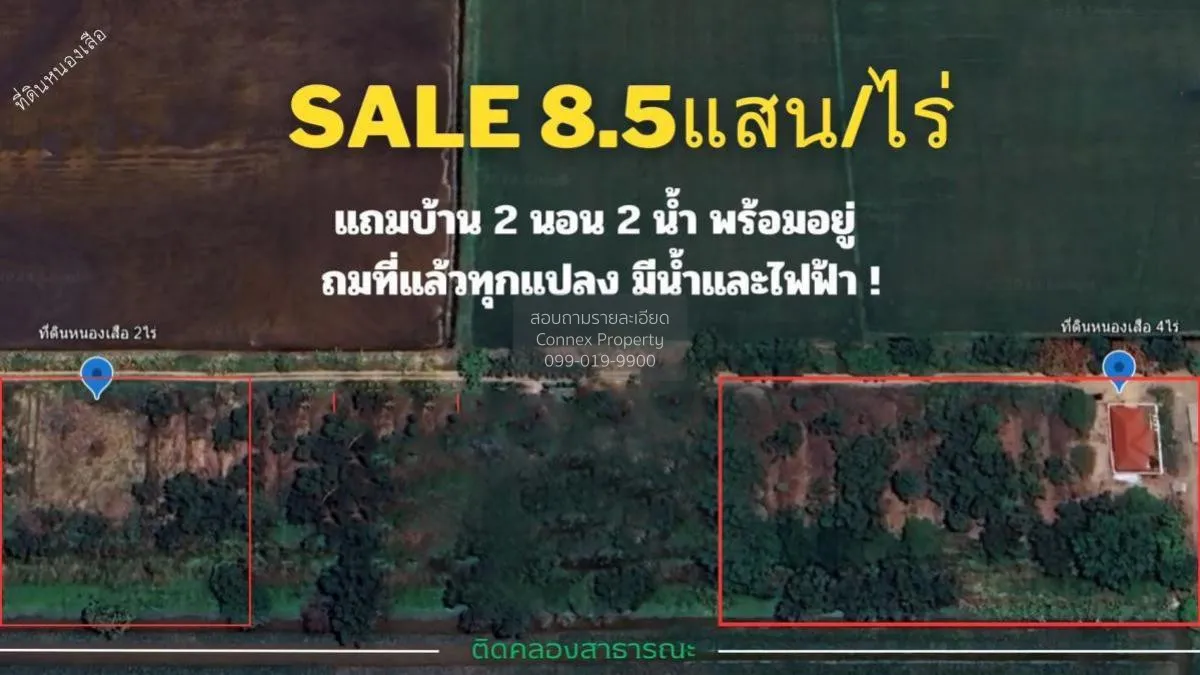 ขายที่ดินหนองเสือ คลอง 10 หน้ากว้าง คลองสิบ หนองเสือ ปทุมธานี CX- 1