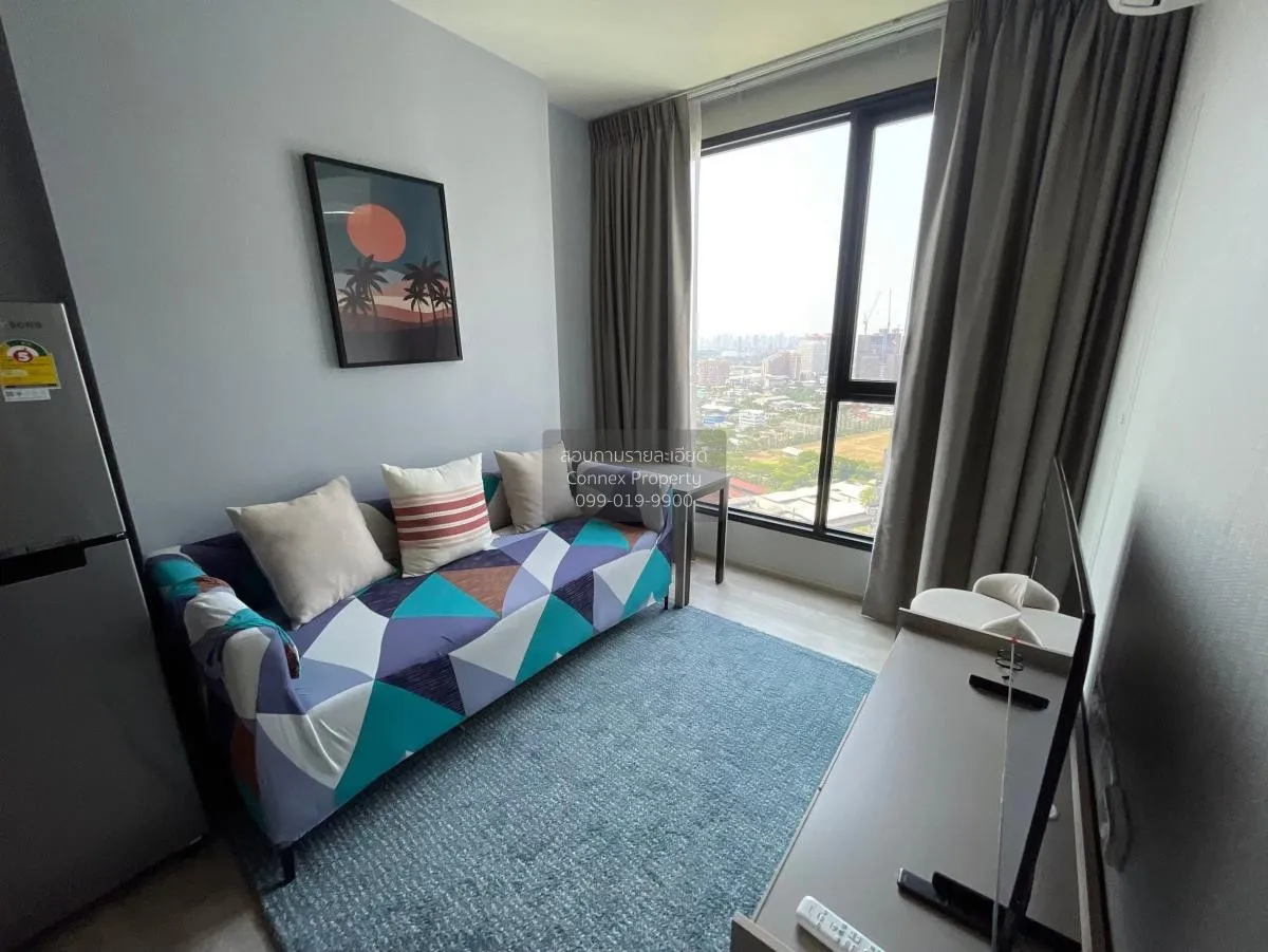 For Rent Condo , Ideo Mobi Sukhumvit Eastpoint , nice view , high 2