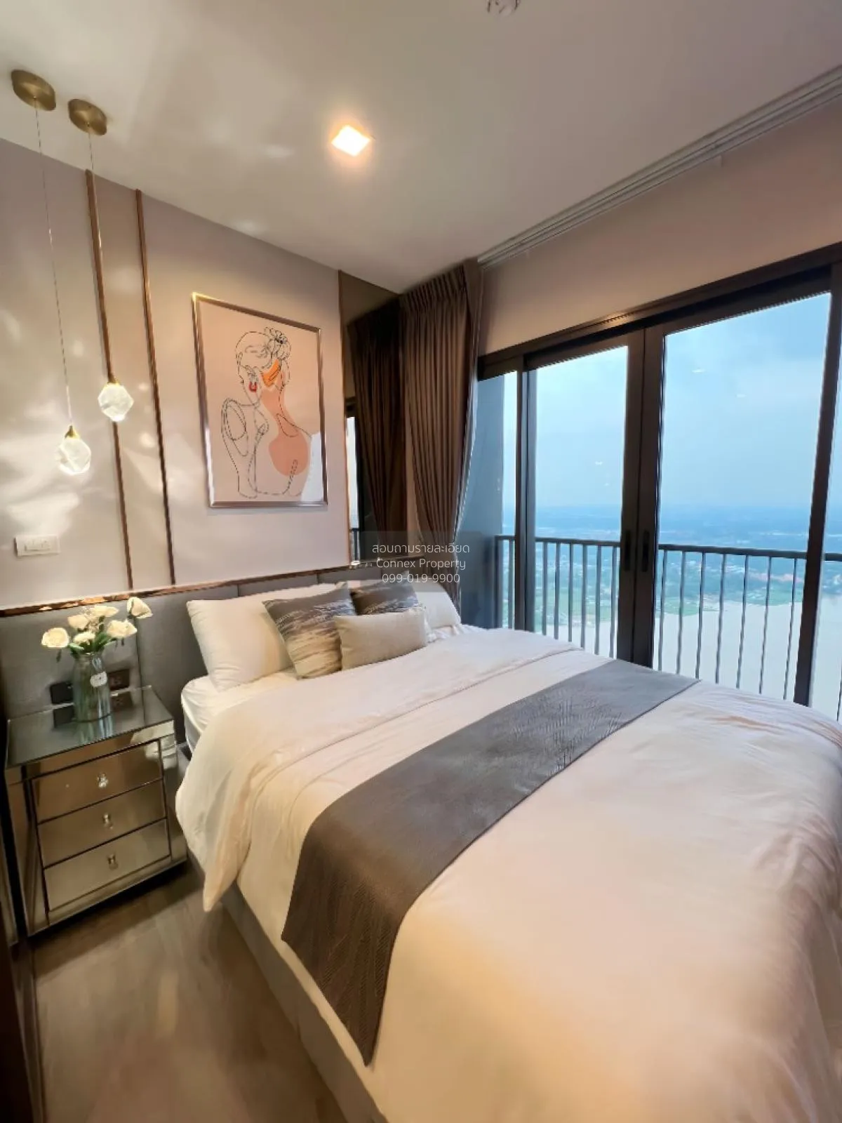 For Rent Condo , The Politan Aqua , high floor , river view , MRT