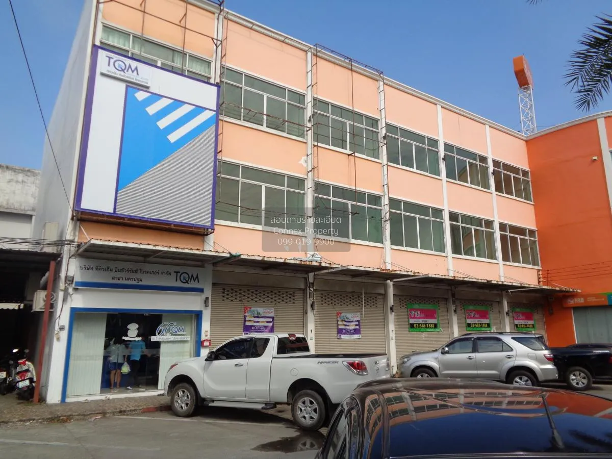 ขายอาคารพาณิชย์โครงการไทม์สแควร์ นครปฐม 2 คูหา ติดกัน พระประโทน เ 1