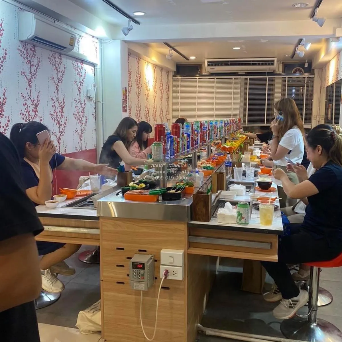 เช่าอาคารพาณิชย์ 6 ชั้น ร้านชาบูหม่าล่าพร้อมอุปกรณ์ ร้านอยู่ซอยศา 3