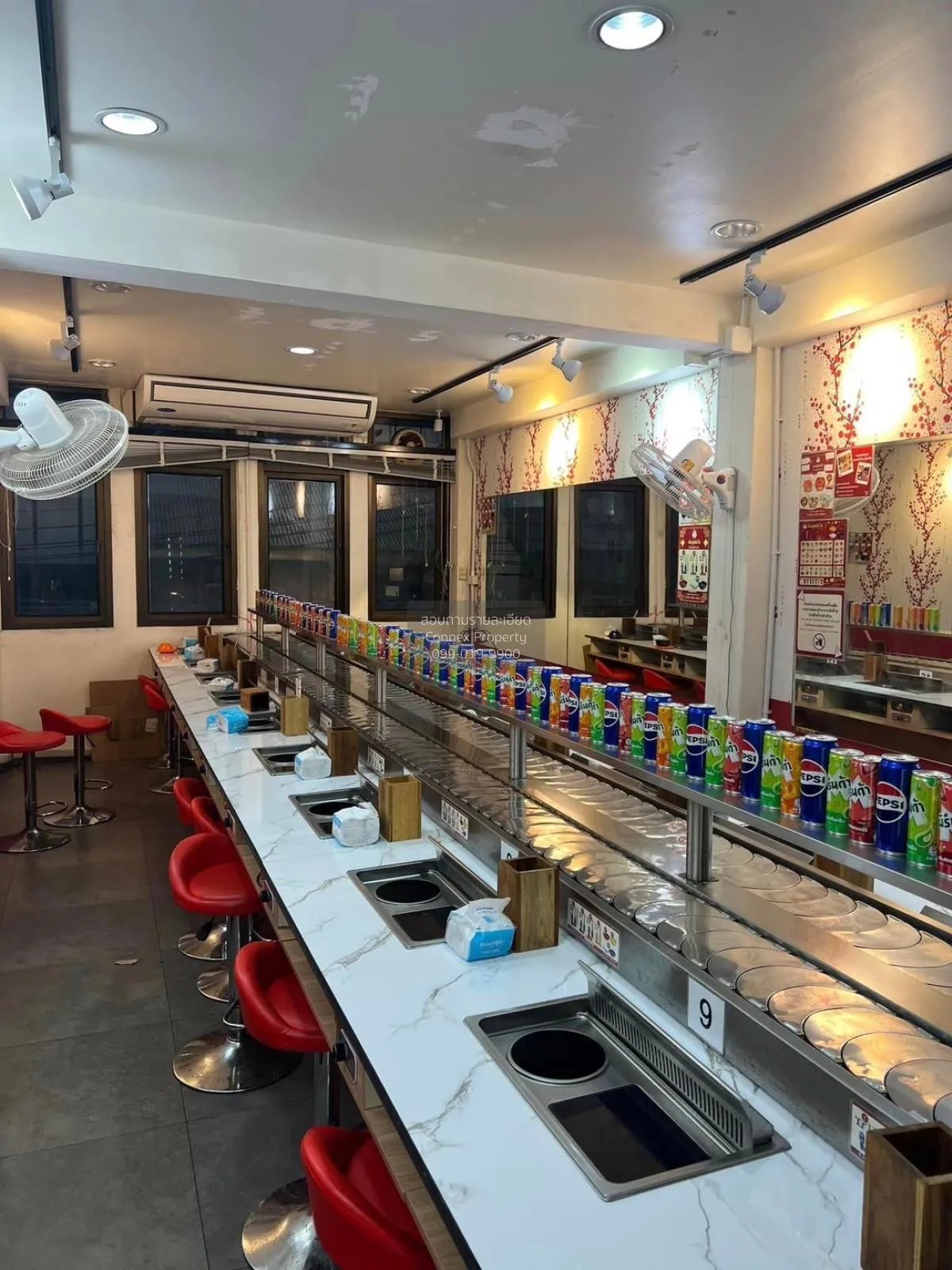 เช่าอาคารพาณิชย์ 6 ชั้น ร้านชาบูหม่าล่าพร้อมอุปกรณ์ ร้านอยู่ซอยศา