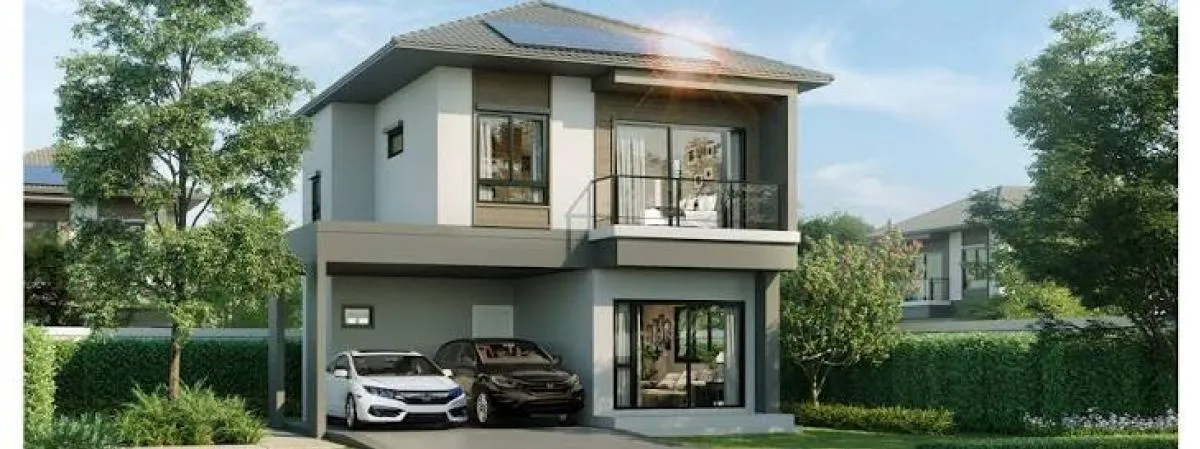 For Sale Sena Park Ville Ramindra - Wongwaen , corner unit , Khan