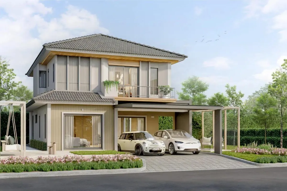 For Sale House , Life City Park Bowin , Map Yang Phon , Pluak Dae