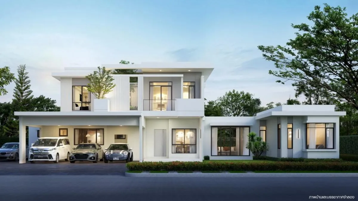 ขายบ้าน  มัณฑนา 100+ กาญจนาฯ - บางบอน 5 วิวสวย ห้องมุม หน้ากว้าง 