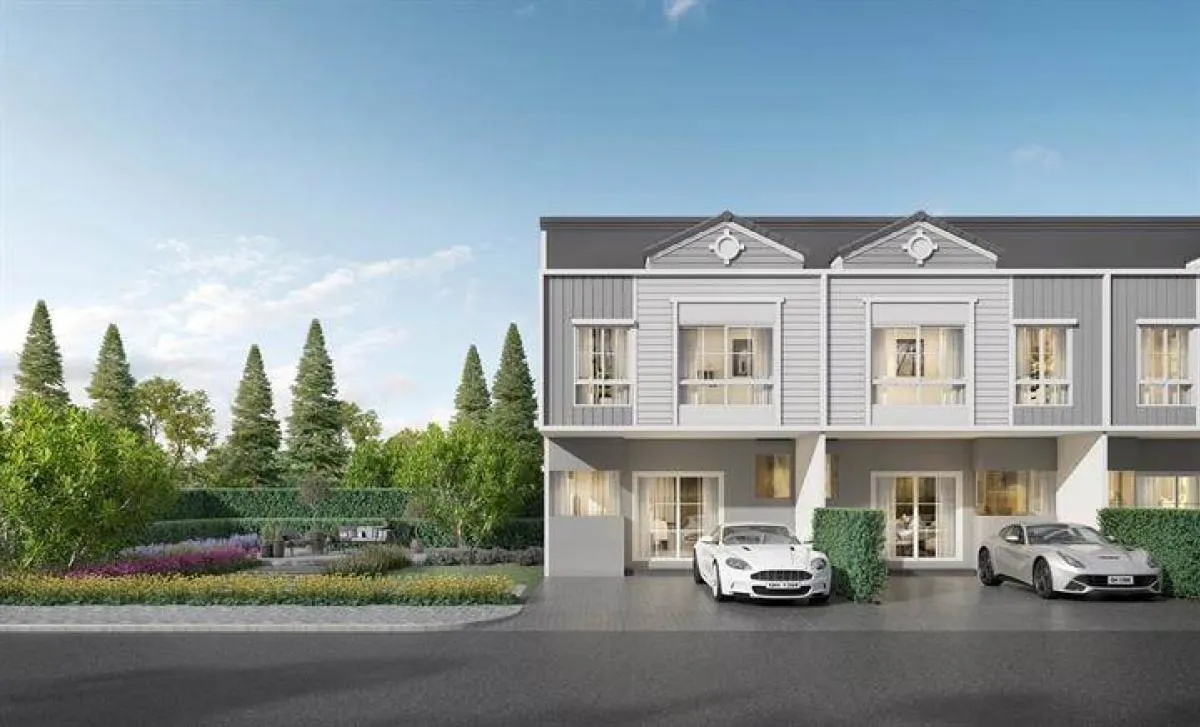 ขายทาวน์โฮม 2 ชั้น หมู่บ้าน คิว ดิสทริค กัสโต้ กิ่งแก้ว - สุวรรณภ