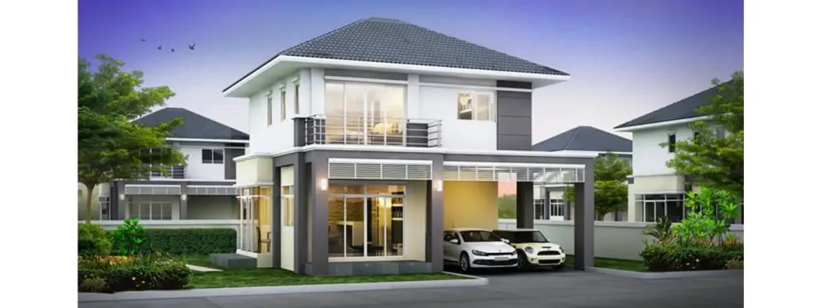 เช่าบ้าน  คุณาลัย คอร์ทยาร์ด พิมลราช บางบัวทอง นนทบุรี CX-175659