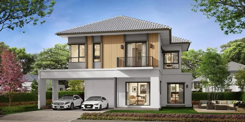 For Sale House , Perfect Park Bangna , wide frontage , Bang Sao T