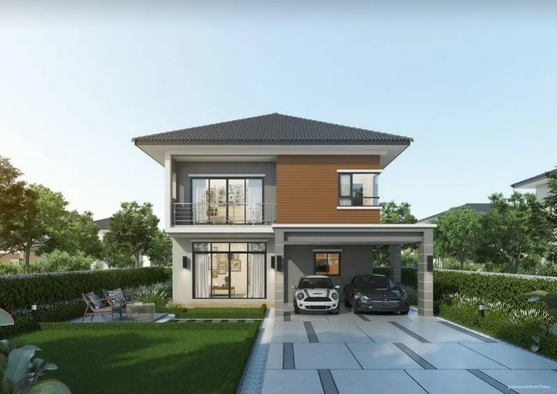 ขายบ้าน  บ้านกฤษณา การ์เด้นโฮม หน้ากว้าง บางกระทึก สามพราน นครปฐม