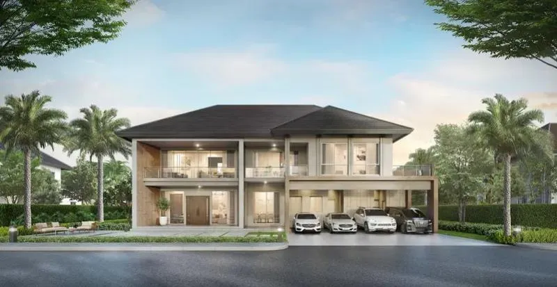 For Sale House , The Palm Bangna - Wongwaen , Dok Mai , Prawet , 