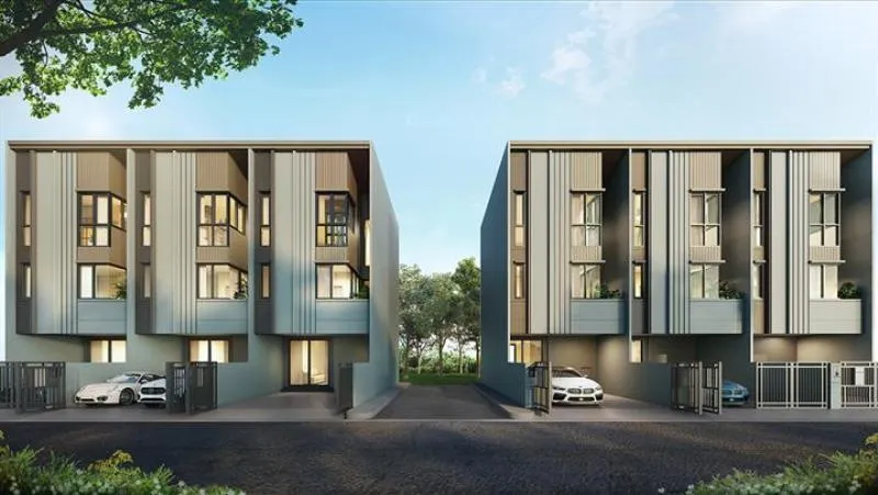 ขายทาวน์เฮ้าส์/ทาวน์โฮม  บ้านกลางเมือง สุขสวัสดิ์ - พระราม 3 ห้อง