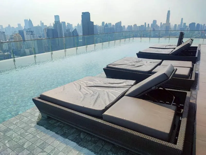 FOR RENT condo , Life Asoke Hype Rama 9 , MRT-Phra Ram 9 , Makkas