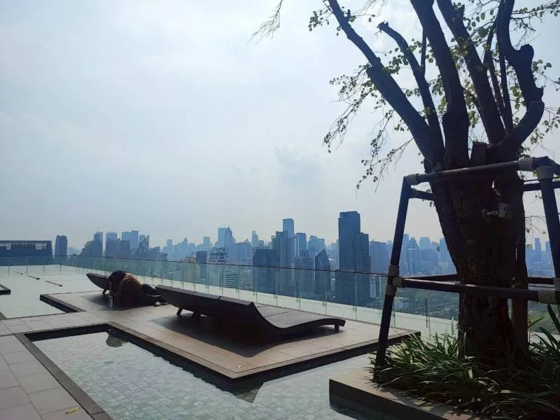 FOR RENT condo , Life Asoke Hype Rama 9 , MRT-Phra Ram 9 , Makkas