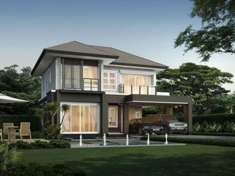 For Sale House , Nararom Private Home Rama 5 , Bang Krang , Bang 