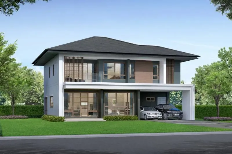 For Rent House , Setthasiri Phahol - Watcharapol , Tha Raeng , Ba