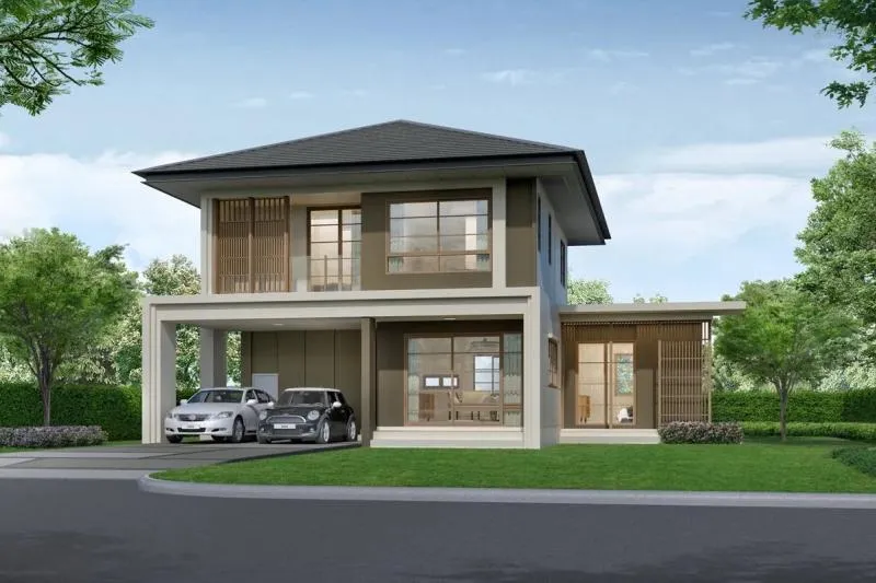 For Rent House , Setthasiri Phahol - Watcharapol , Tha Raeng , Ba