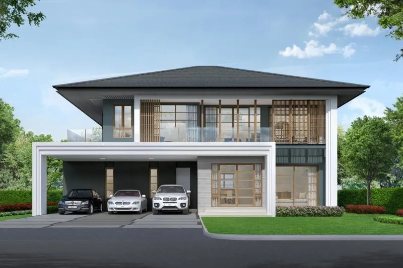 For Rent House , Setthasiri Phahol - Watcharapol , Tha Raeng , Ba