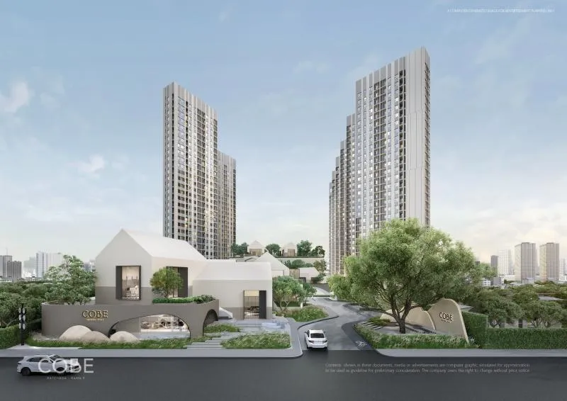 For Sale Condo , COBE Ratchada - Rama 9 , MRT-Thailand Cultural C 3
